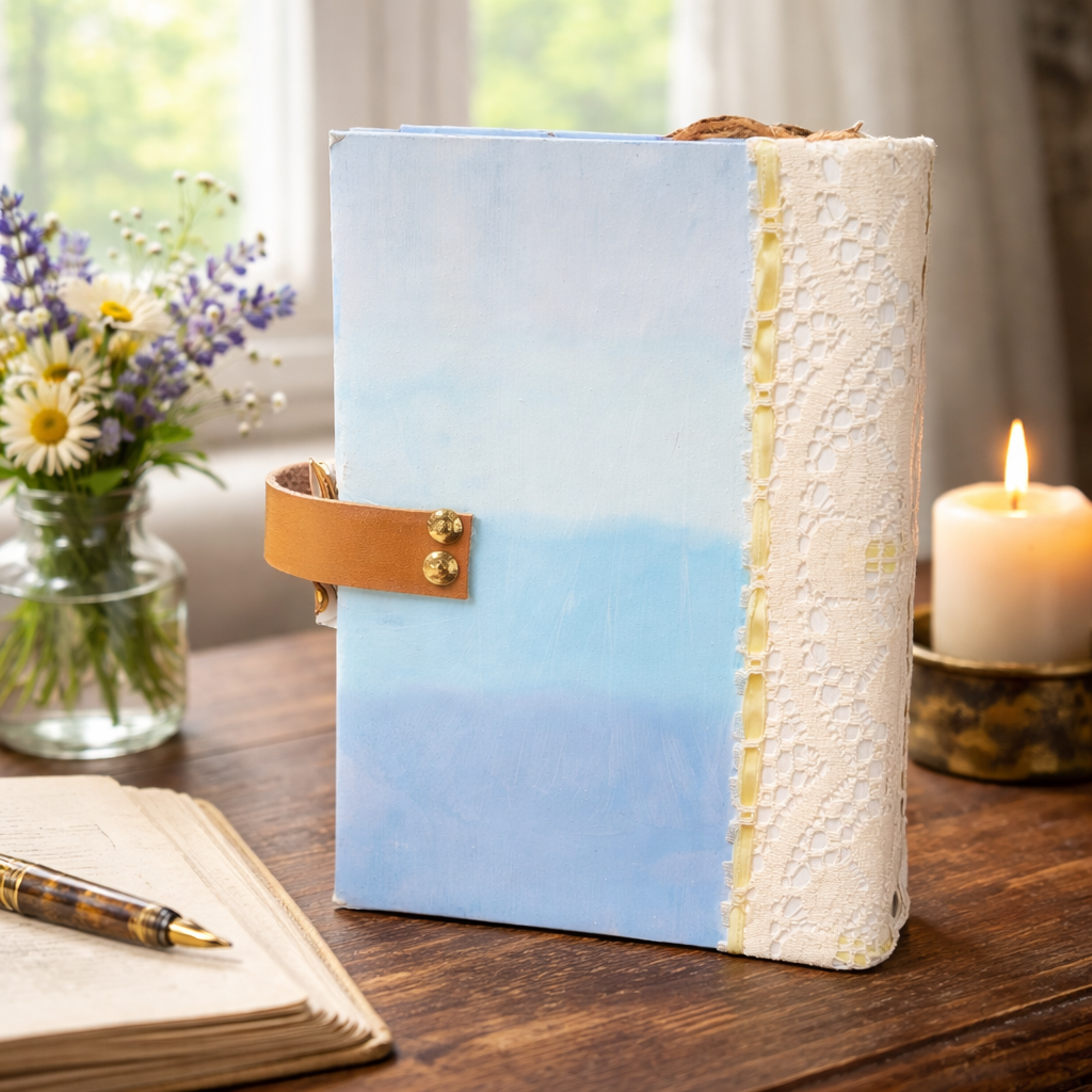 Handmade Flower-Themed Junk Journal