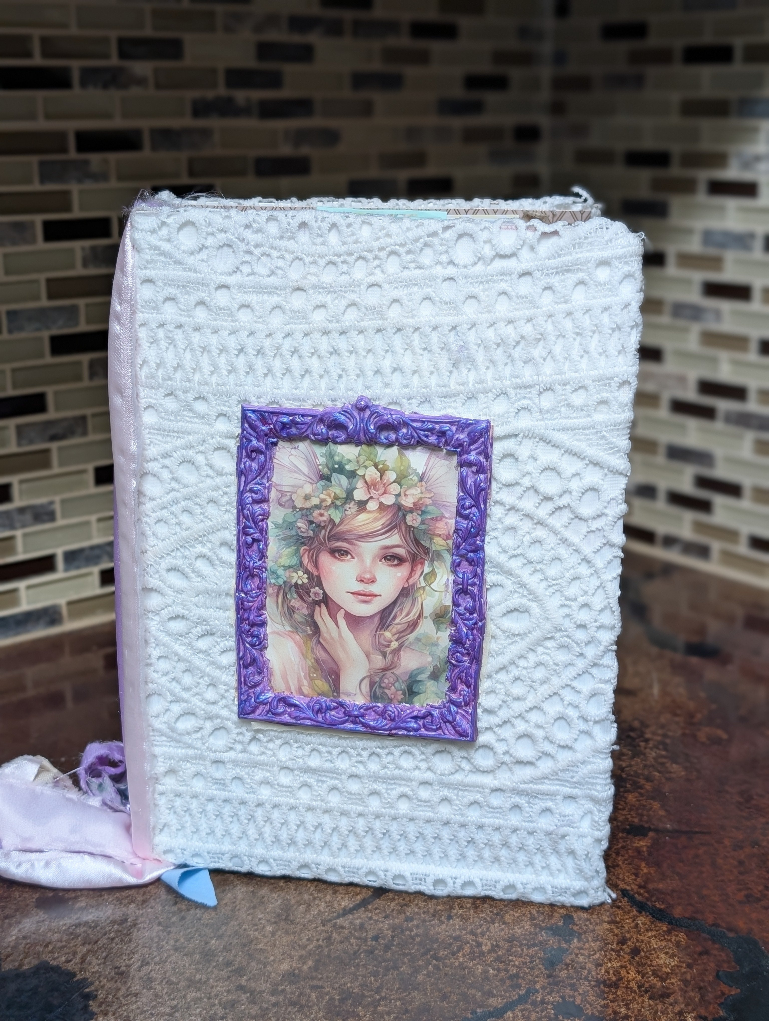 Handmade Fairy-Themed Junk Journal - Fantasy Art Journal