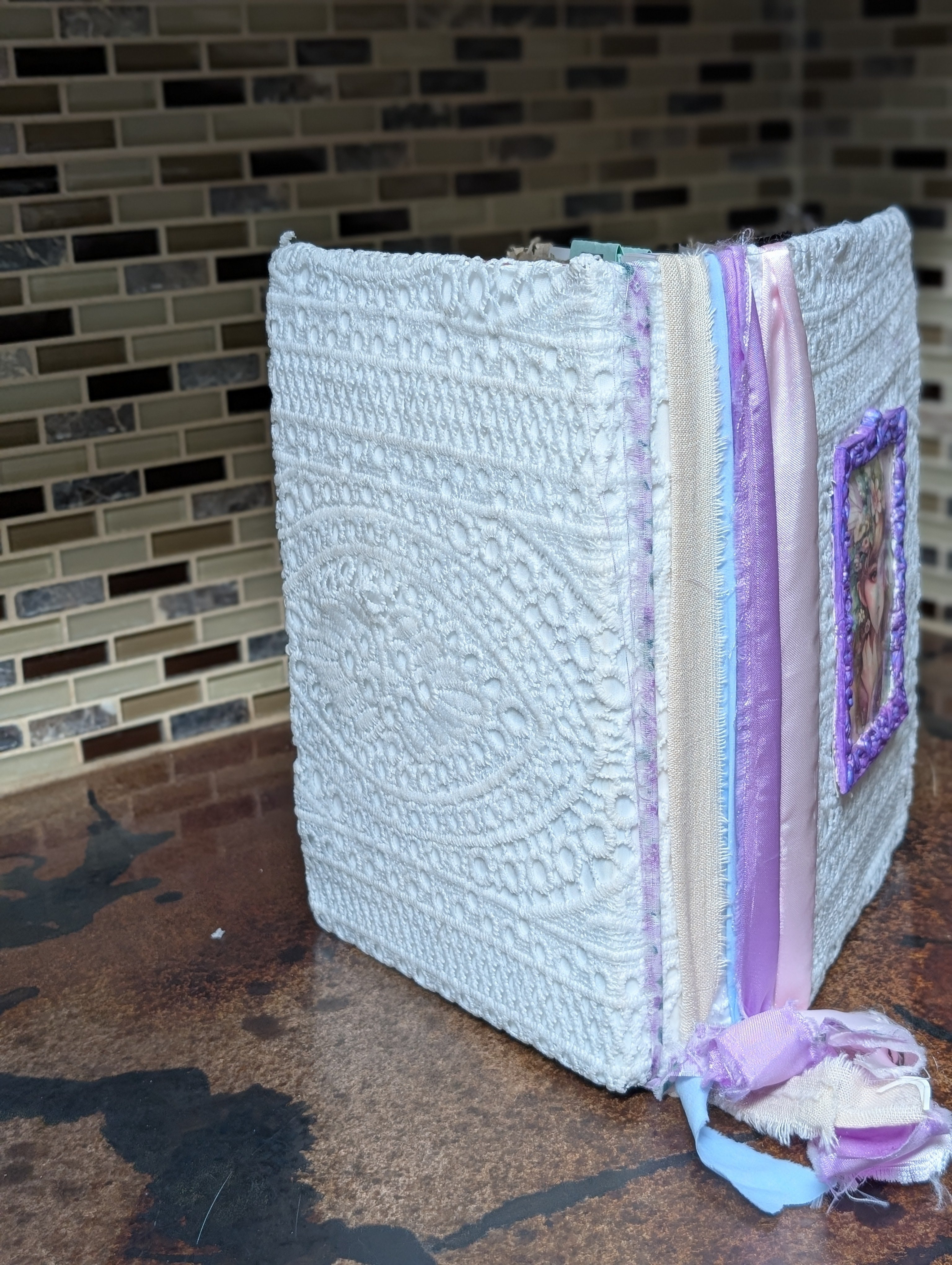 Handmade Fairy-Themed Junk Journal - Fantasy Art Journal