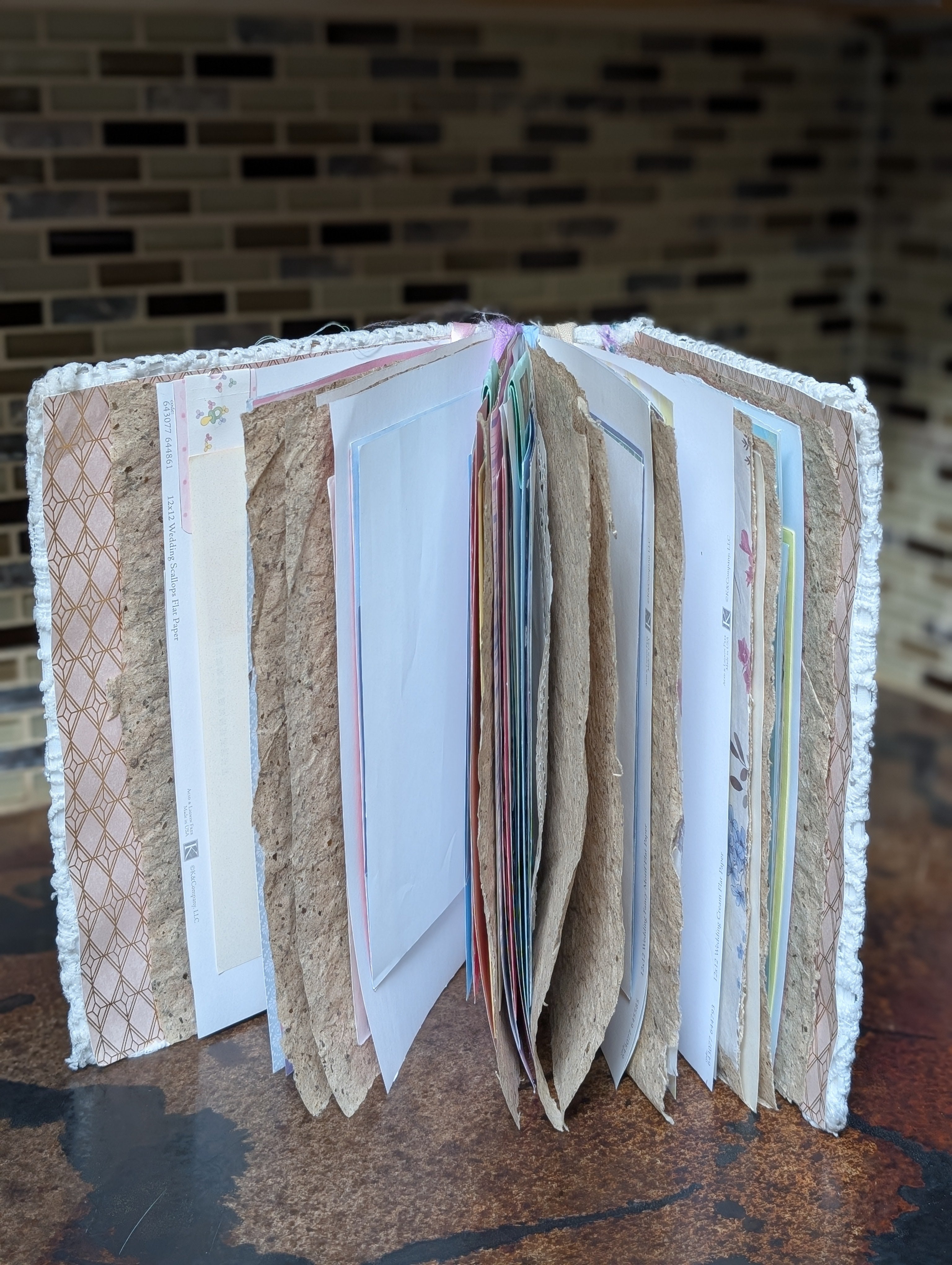 Handmade Fairy-Themed Junk Journal - Fantasy Art Journal