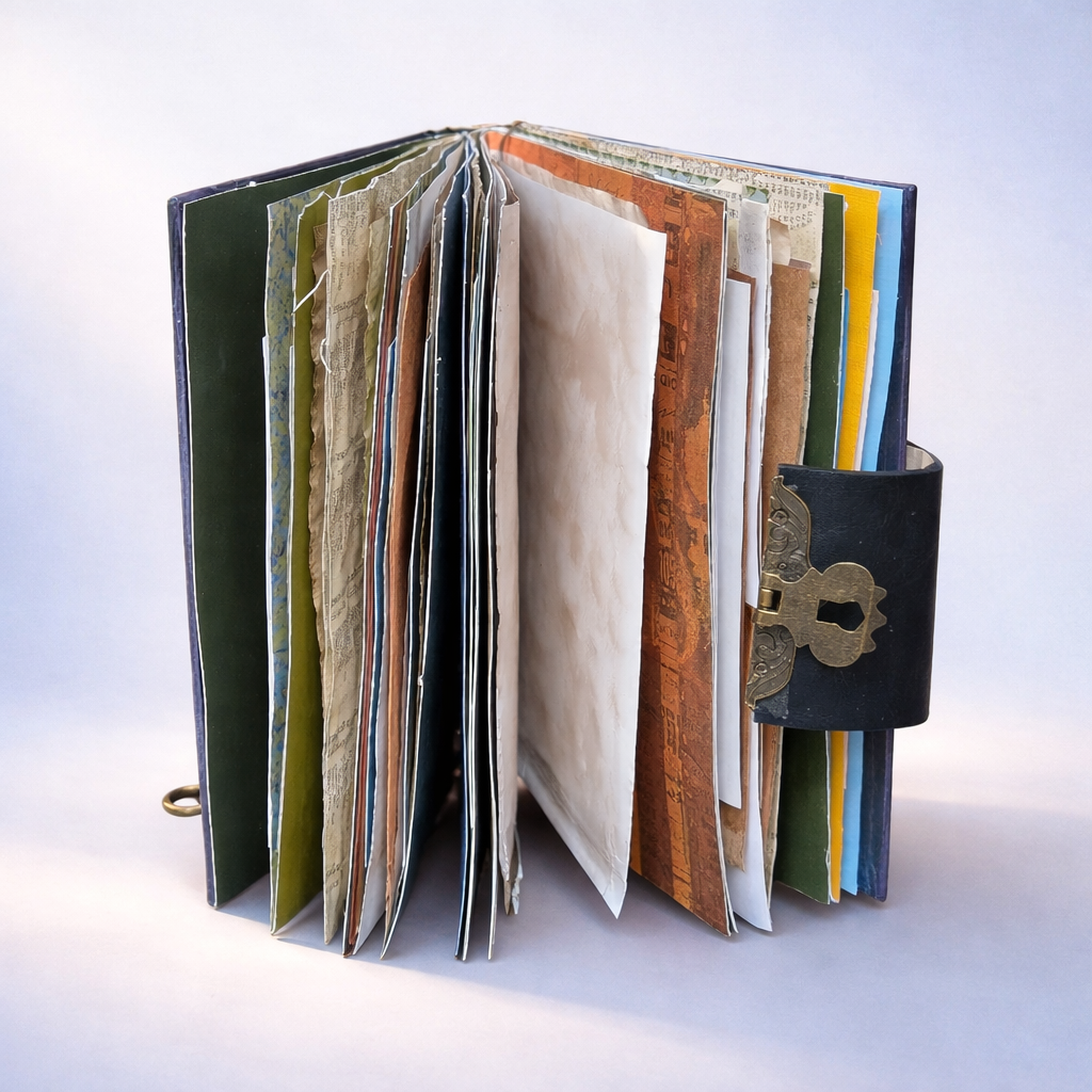 Handmade Dragon-Themed Junk Journal