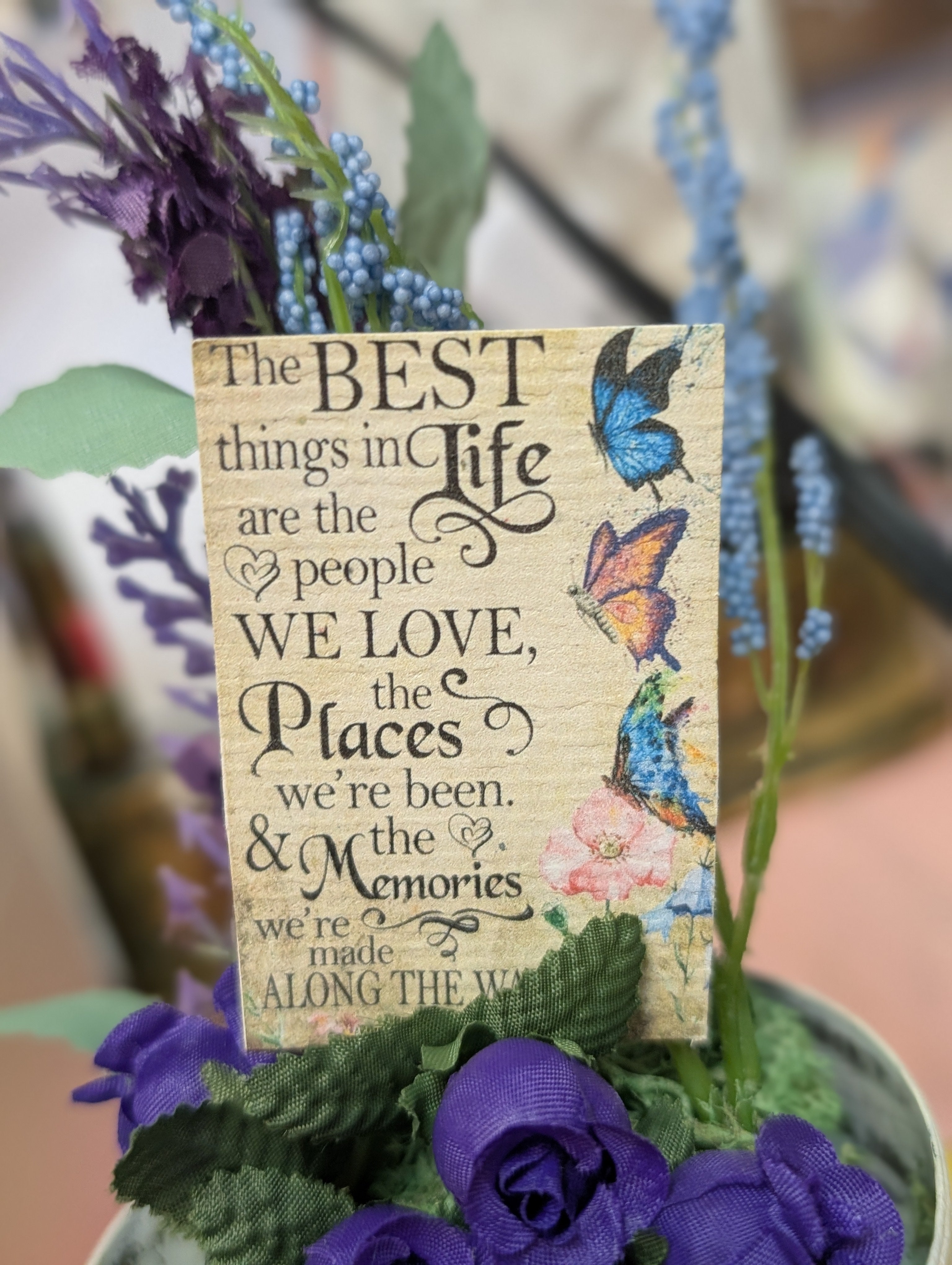 Spring Flowers Glass Cloche - Best Things in Life Decor