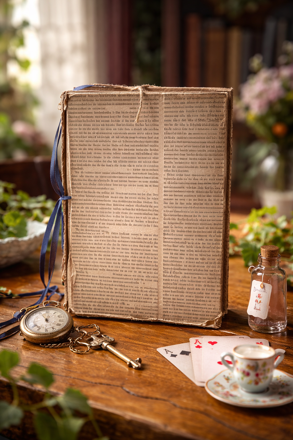 HANDMADE JUNK JOURNAL - ALICE IN WONDERLAND THEME