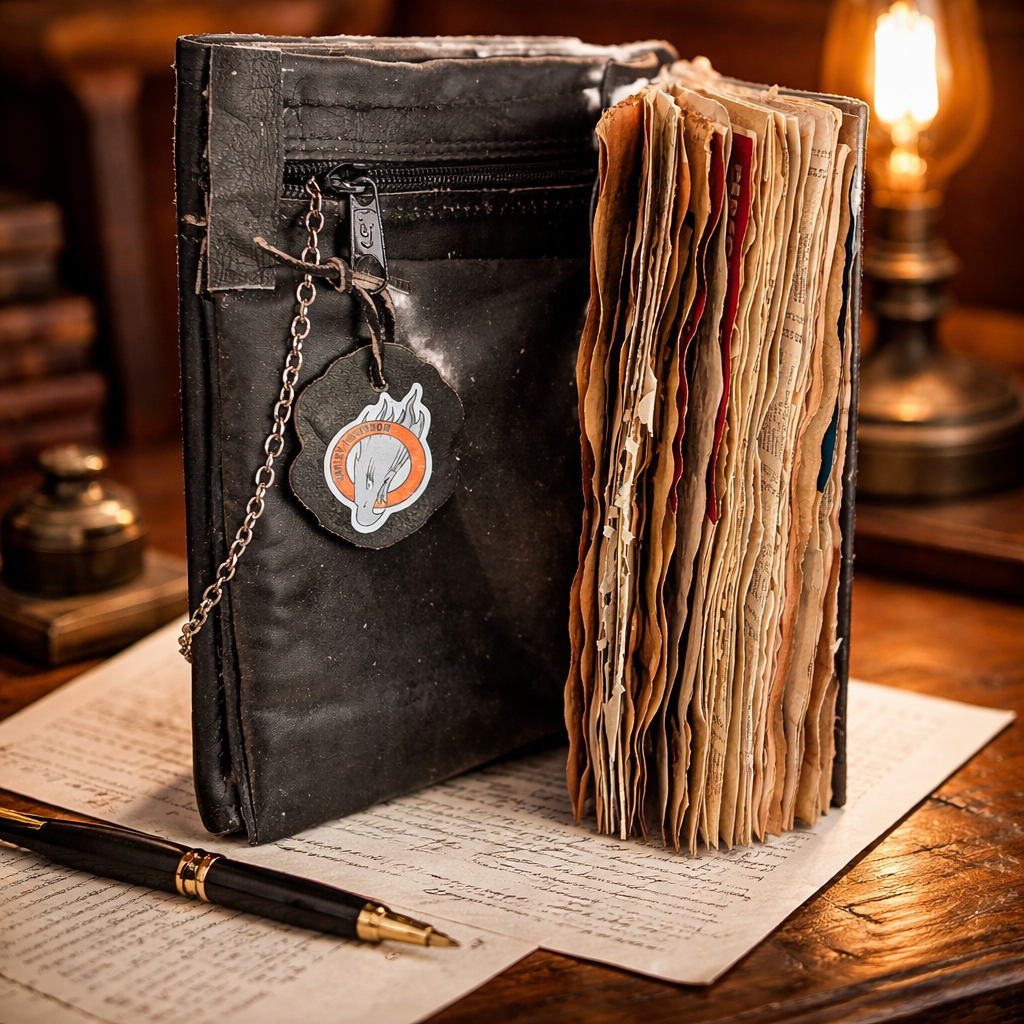 Handmade Harley Junk Journal - Upcycled Leather Motorcycle Journal