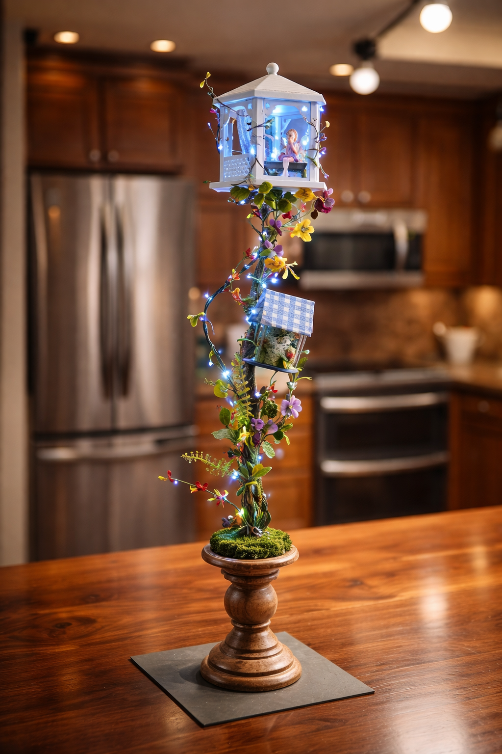 Fairy Gazebo with Fairy Lights – Handmade One-of-a-Kind