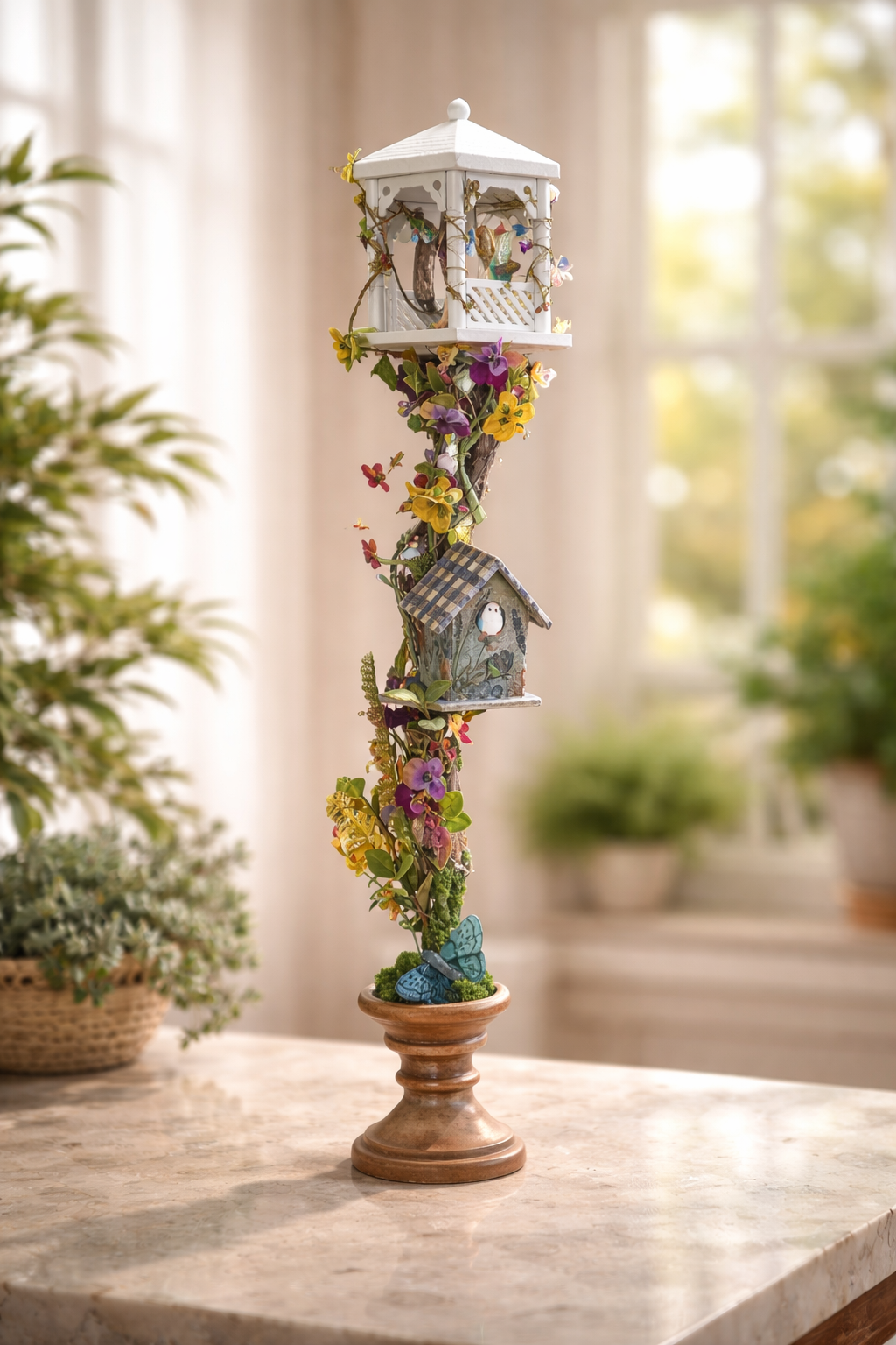 Fairy Gazebo with Fairy Lights – Handmade One-of-a-Kind
