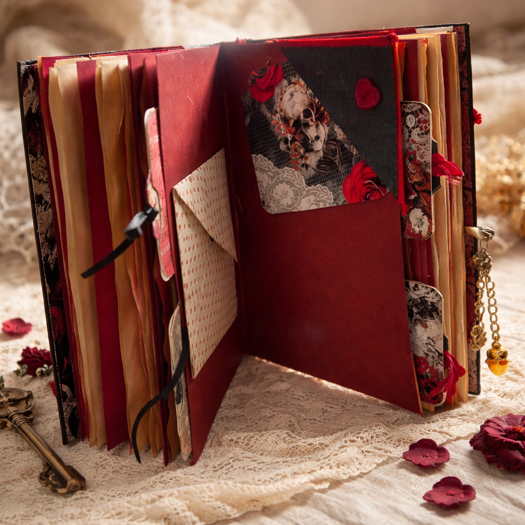 Gothic Valentine Junk Journal - I Have Found the One Whom My Soul Loves