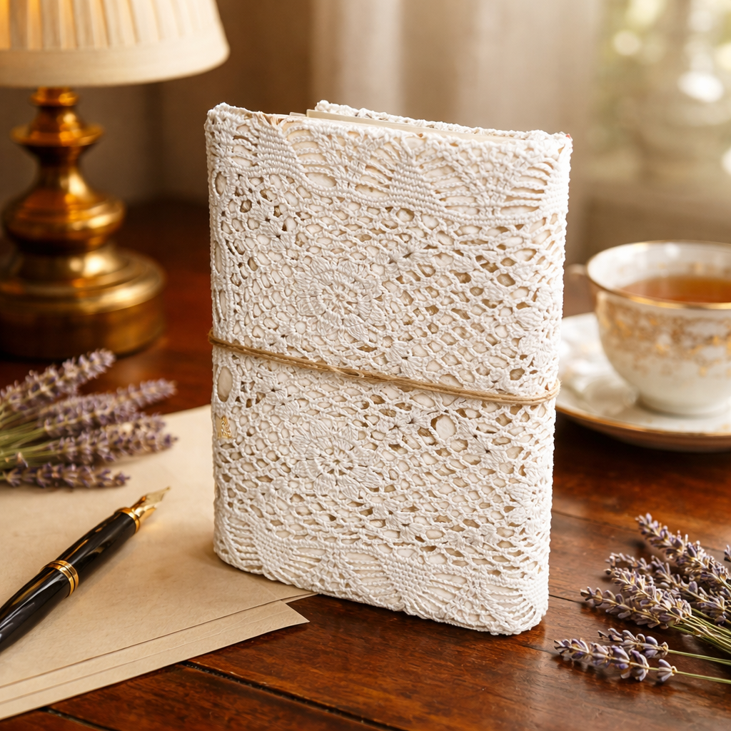 Handmade Valentine Junk Journal - Vintage Romantic Memory Keeper